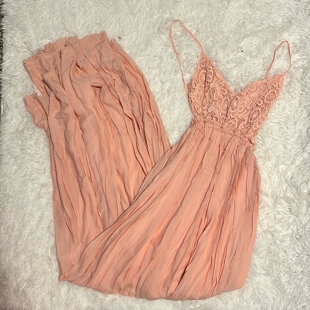 Blush Backless Maxi